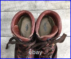 Vasque Womens 7936 Sundowner Gore-Tex Hiking Burgundy Leather Boots Size 9