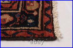 Vintage Hand-Knotted Area Rug 2'8 x 12'2 Traditional Wool Carpet