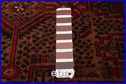 Vintage Hand-Knotted Area Rug 3'3 x 6'5 Traditional Wool Carpet
