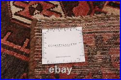 Vintage Hand-Knotted Area Rug 3'5 x 9'10 Traditional Wool Carpet