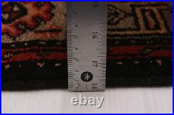 Vintage Hand-Knotted Area Rug 4'2 x 6'7 Traditional Wool Carpet