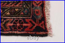 Vintage Hand-Knotted Area Rug 4'7 x 6'7 Traditional Wool Carpet