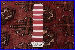 Vintage Hand-Knotted Area Rug 4'8 x 8'6 Traditional Wool Carpet