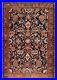 Vintage Hand-Knotted Area Rug 5'3 x 7'5 Traditional Wool Carpet