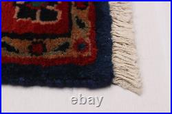 Vintage Hand-Knotted Turkish Carpet 3'2 x 10'3 Traditional Wool Rug