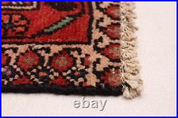 Vintage Hand-Knotted Turkish Carpet 4'3 x 6'11 Traditional Wool Rug
