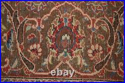 Vintage Red/ Brown Floral Kashaan Living Room Rug 9x13 Wool Hand-knotted Carpet