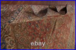 Vintage Red/ Brown Floral Kashaan Living Room Rug 9x13 Wool Hand-knotted Carpet